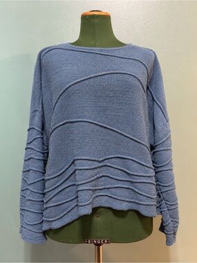 Animale 80% Silk lagenlook oversized asymmetrical knit